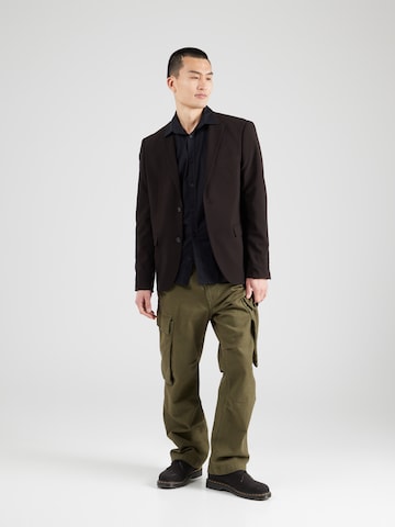 INDICODE JEANS Regular Fit Skjorte 'Hayley' i sort