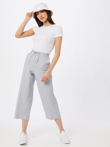 Regular Pantalon à plis TOM TAILOR en gris