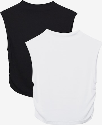 Pull&Bear Top in Black: front