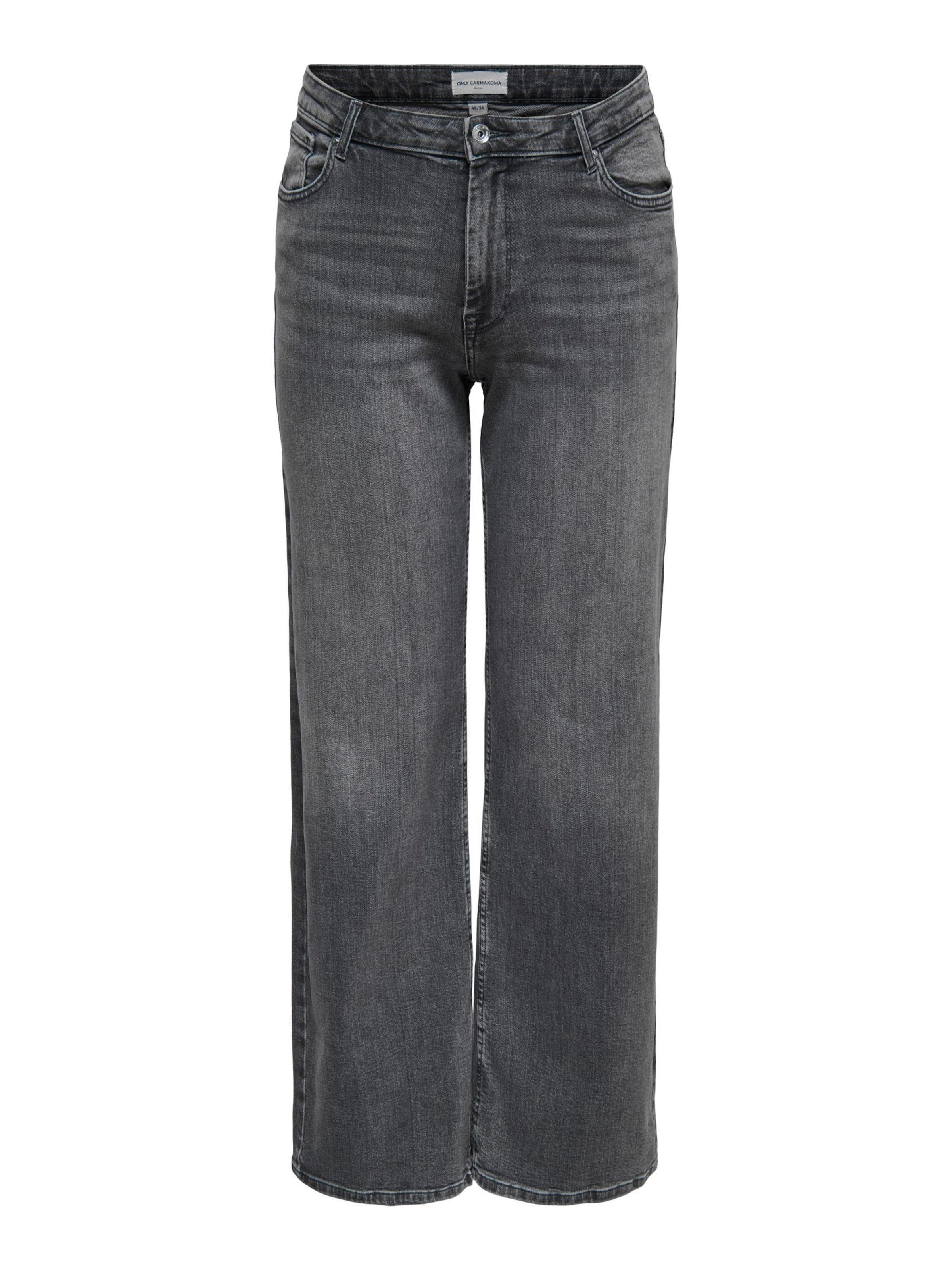 ONLY Carmakoma Jeans in Grey: front