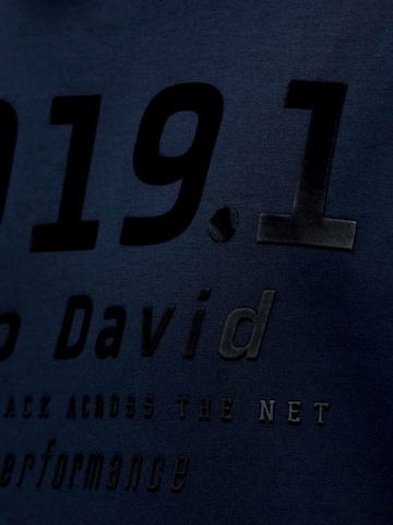 CAMP DAVID Sweater 'Game.Set.Match' in Blue