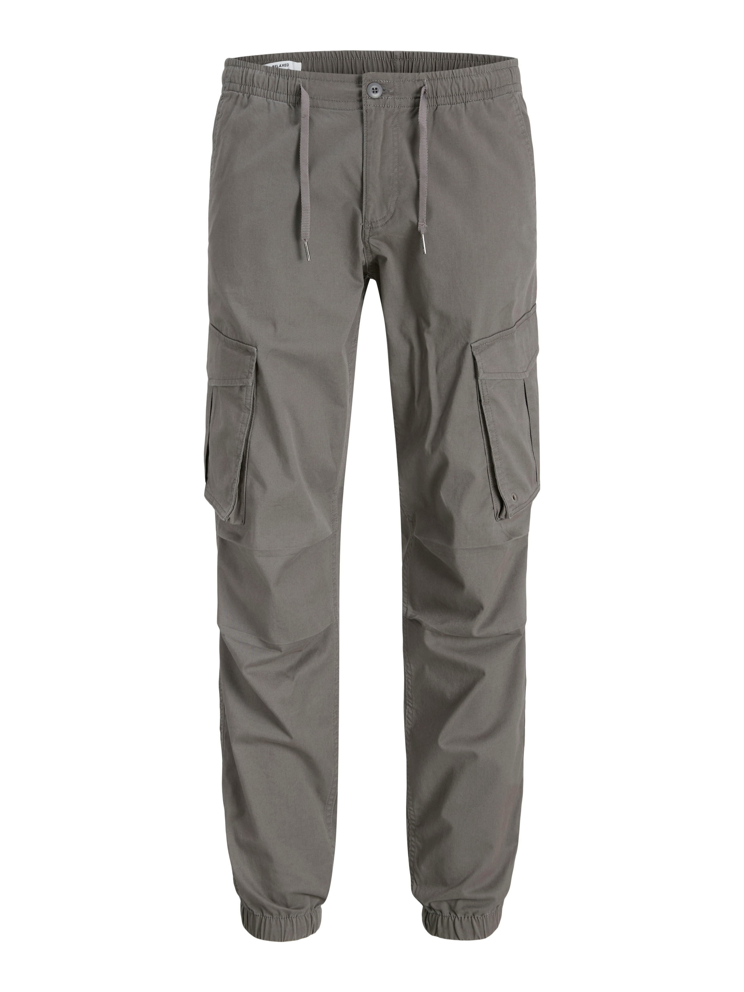 JACK & JONES Cargobukser 'JPSTKane JJNoah' i grå: forside