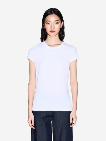 Top 'XW002333 AF16294' di ARMANI EXCHANGE in bianco: frontale