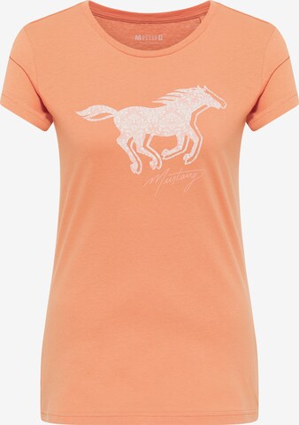 MUSTANG Shirt in Orange: predná strana