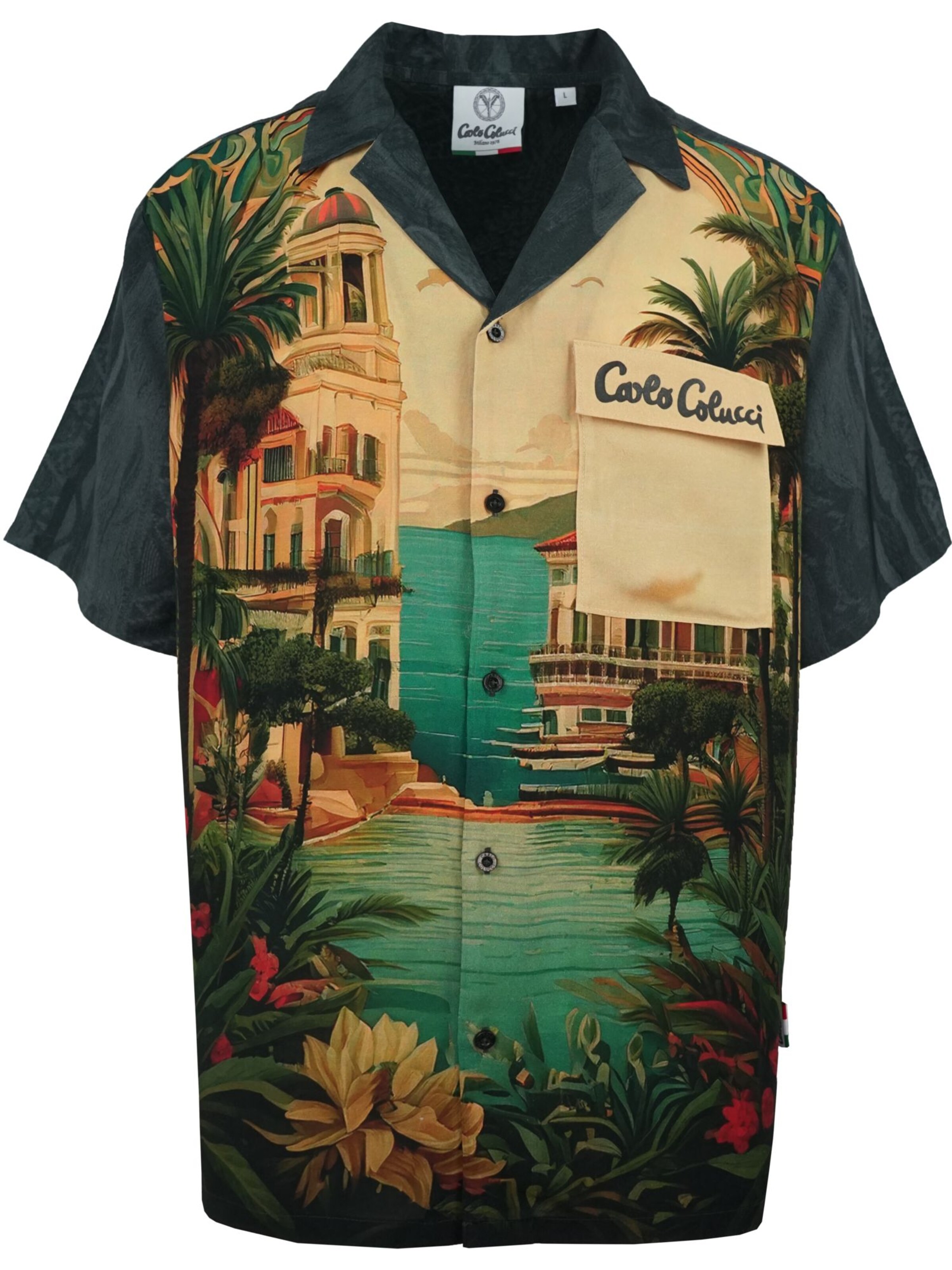 Carlo Colucci Regular fit Business Shirt 'Fecchio' in Mixed colors: front