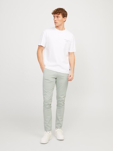 žalia JACK & JONES Prigludęs „Chino“ stiliaus kelnės 'Marco Bowie'