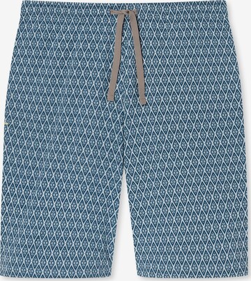 SCHIESSER Regular Pants ' Mix & Relax ' in Blue: front