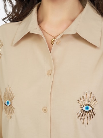 Chemisier Imily Bela en beige