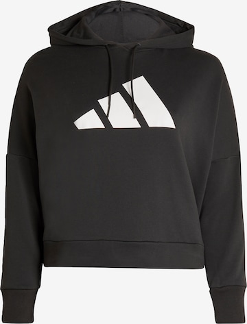 ADIDAS PERFORMANCE - Sweatshirt de desporto em preto: frente