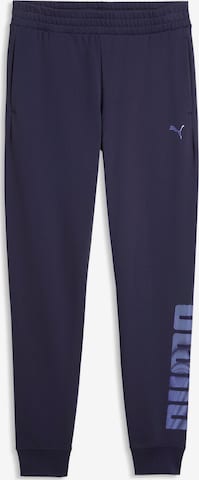 PUMA Tapered Pants in Purple: front