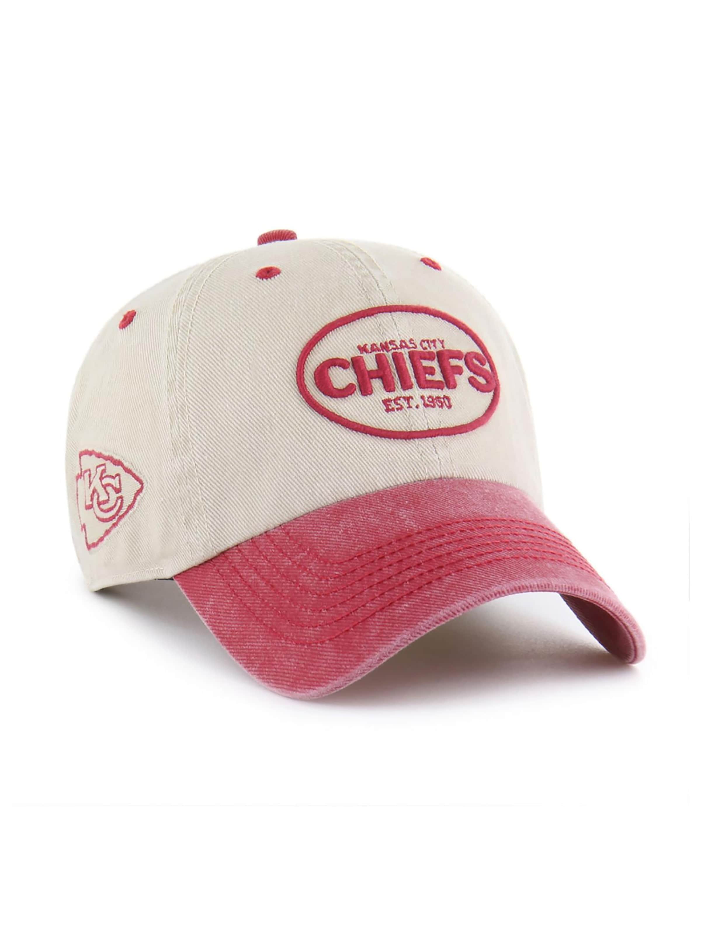 47 Brand Athletic Cap 'Kansas City Chiefs Clean Up' in Mixed colors: front