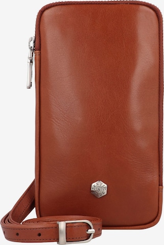 Jekyll & Hide Schoudertas 'Paris' in Bruin: voorkant