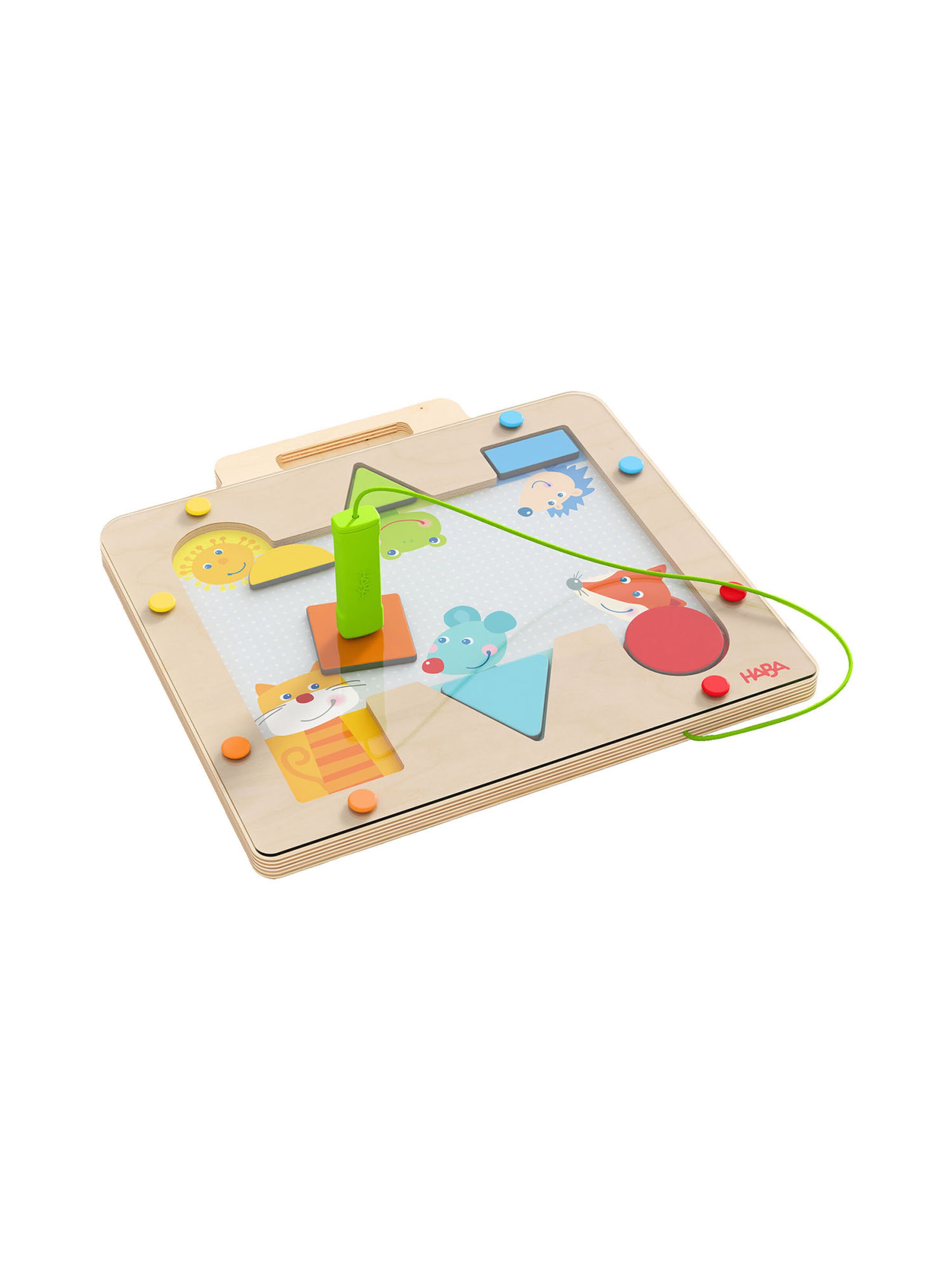 HABA Spel 'Magnetspiel Formen' in Gemengde kleuren