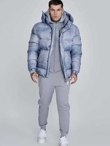 SikSilk Winter Jacket 'Puffer Jacket' in Grey