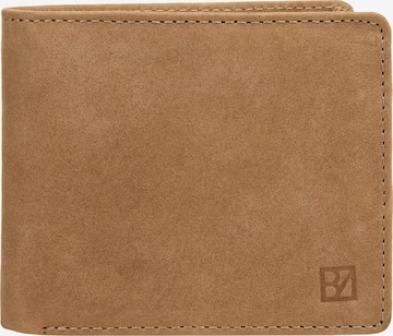 BODENSCHATZ Wallet 'BICOLOUR' in Brown: front