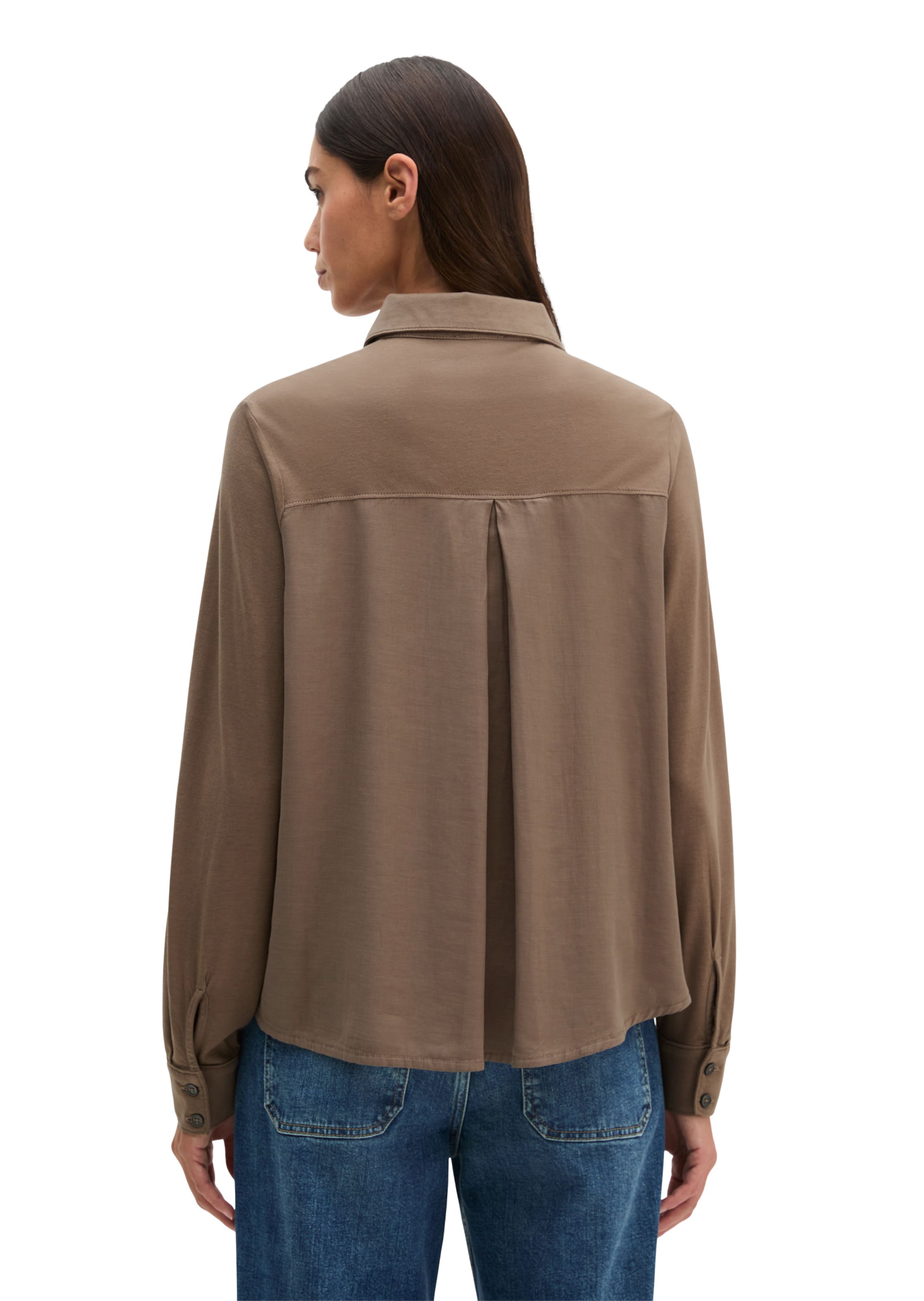 Marc O'Polo Bluse in Braun