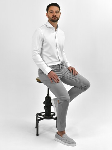 Vercate Slimfit Chinohose 'No. 13'‌‌‌‌‌‌ in Grau