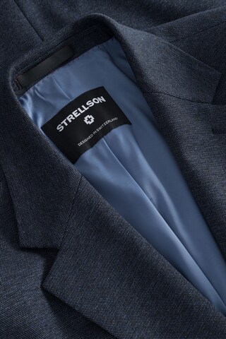 STRELLSON Slim fit Business Blazer ' Arndt' in Blue