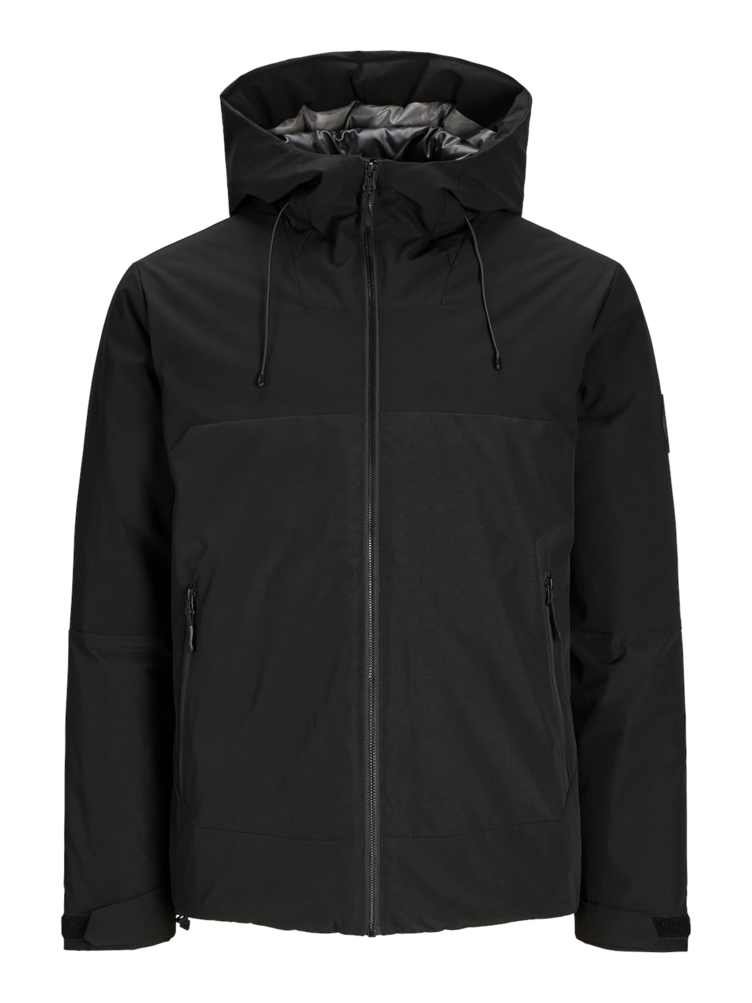 Veste mi-saison 'JCOAIDEN' JACK & JONES en noir : devant