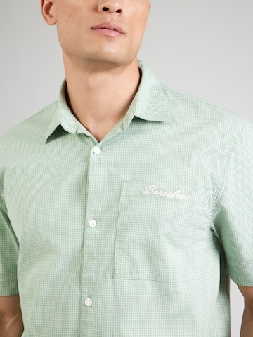 Coupe regular Chemise HOLLISTER en vert