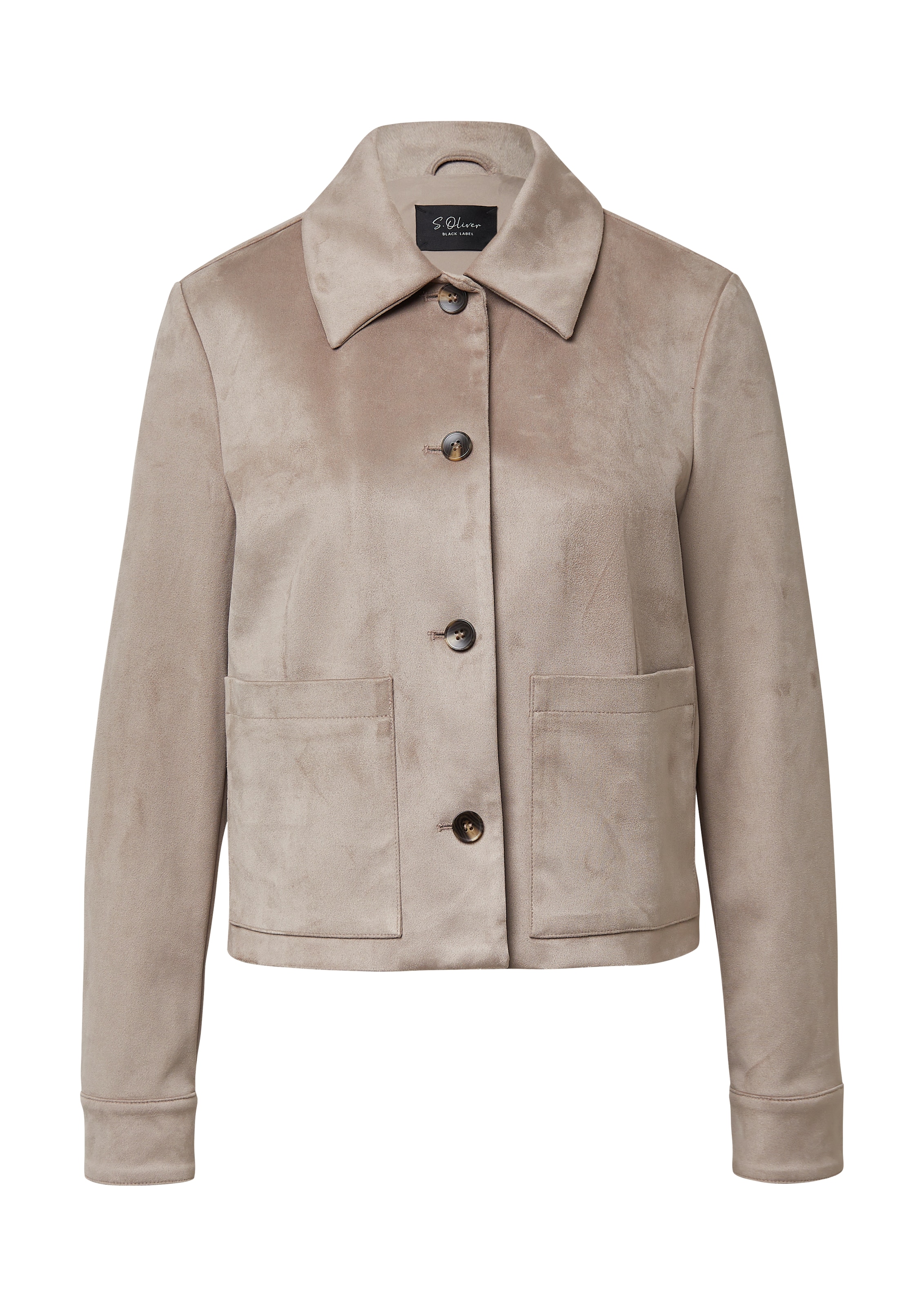 s.Oliver BLACK LABEL Übergangsjacke in Braun: Vorderseite