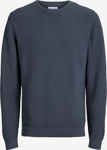 JACK & JONES Pullover 'JJEBRODY' in Grau: Vorderseite