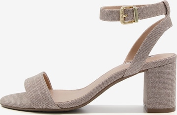 Dune LONDON Sandalen met riem 'MEYE' in Beige