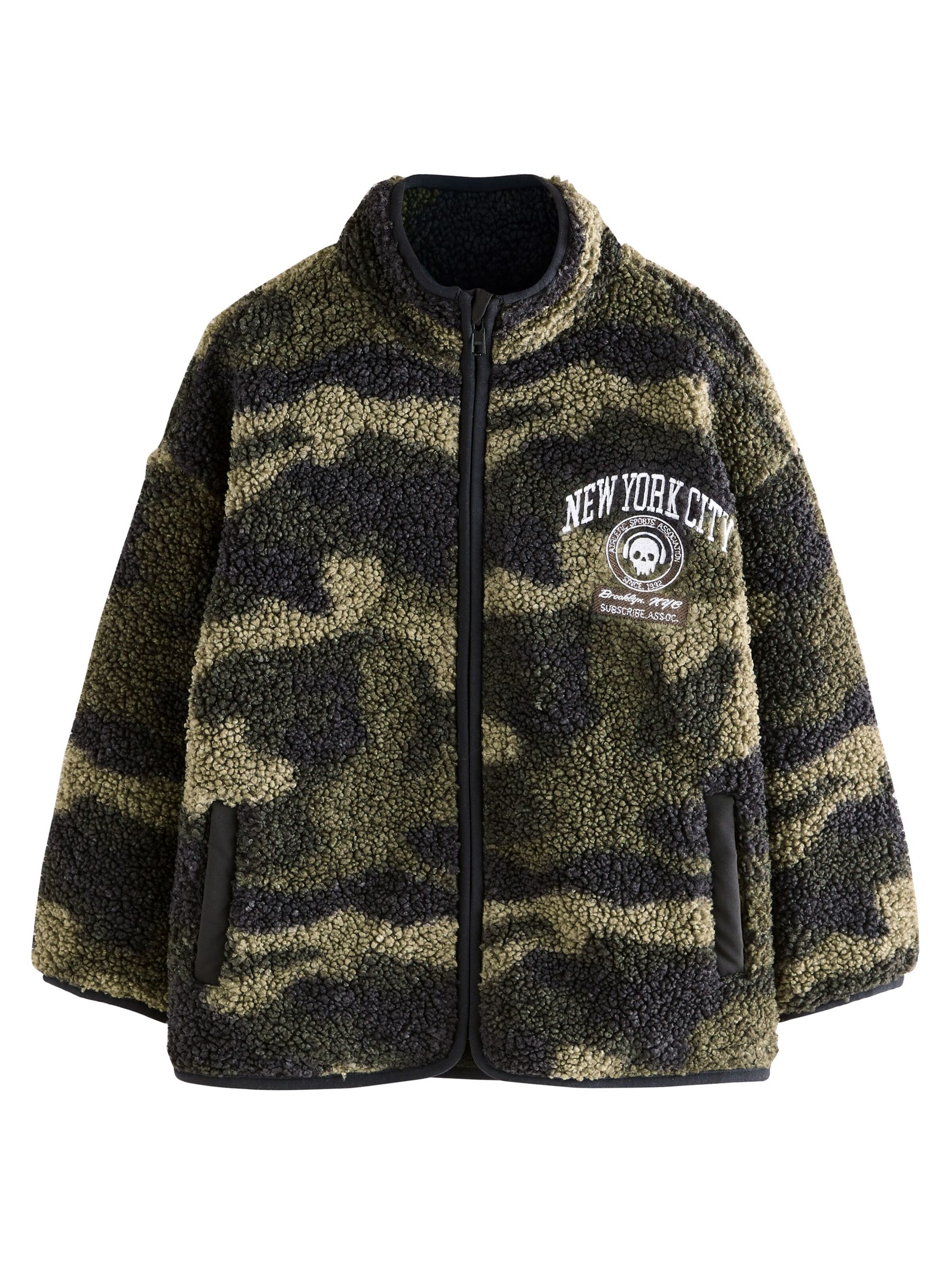 zaļš Next Flīsa jaka: no priekšpuses