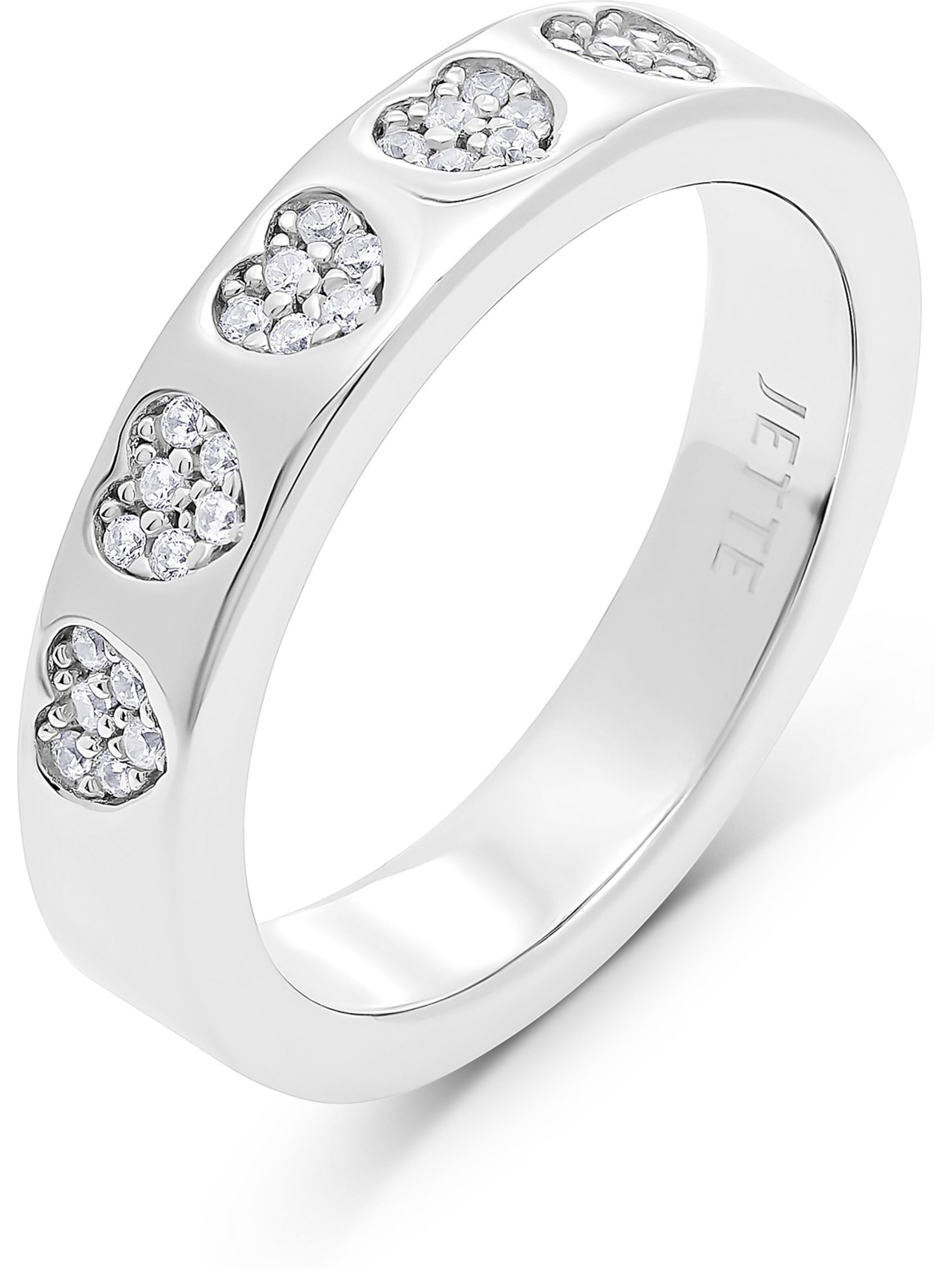 JETTE Ring in Silver: front