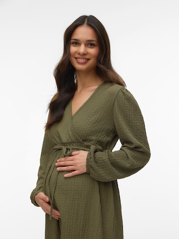 MAMALICIOUS Šaty 'MLSIGGA TESS' - Zelená