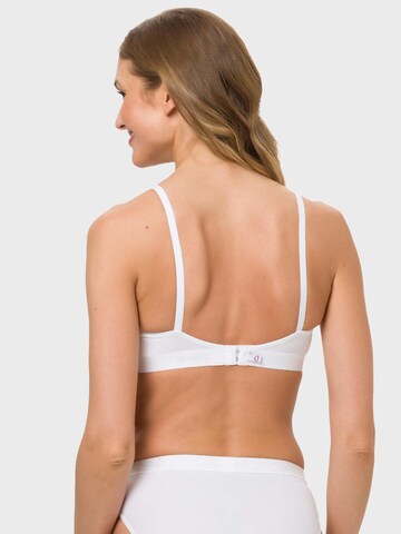BeeDees Triangle Bra 'BH Microfun N' in White
