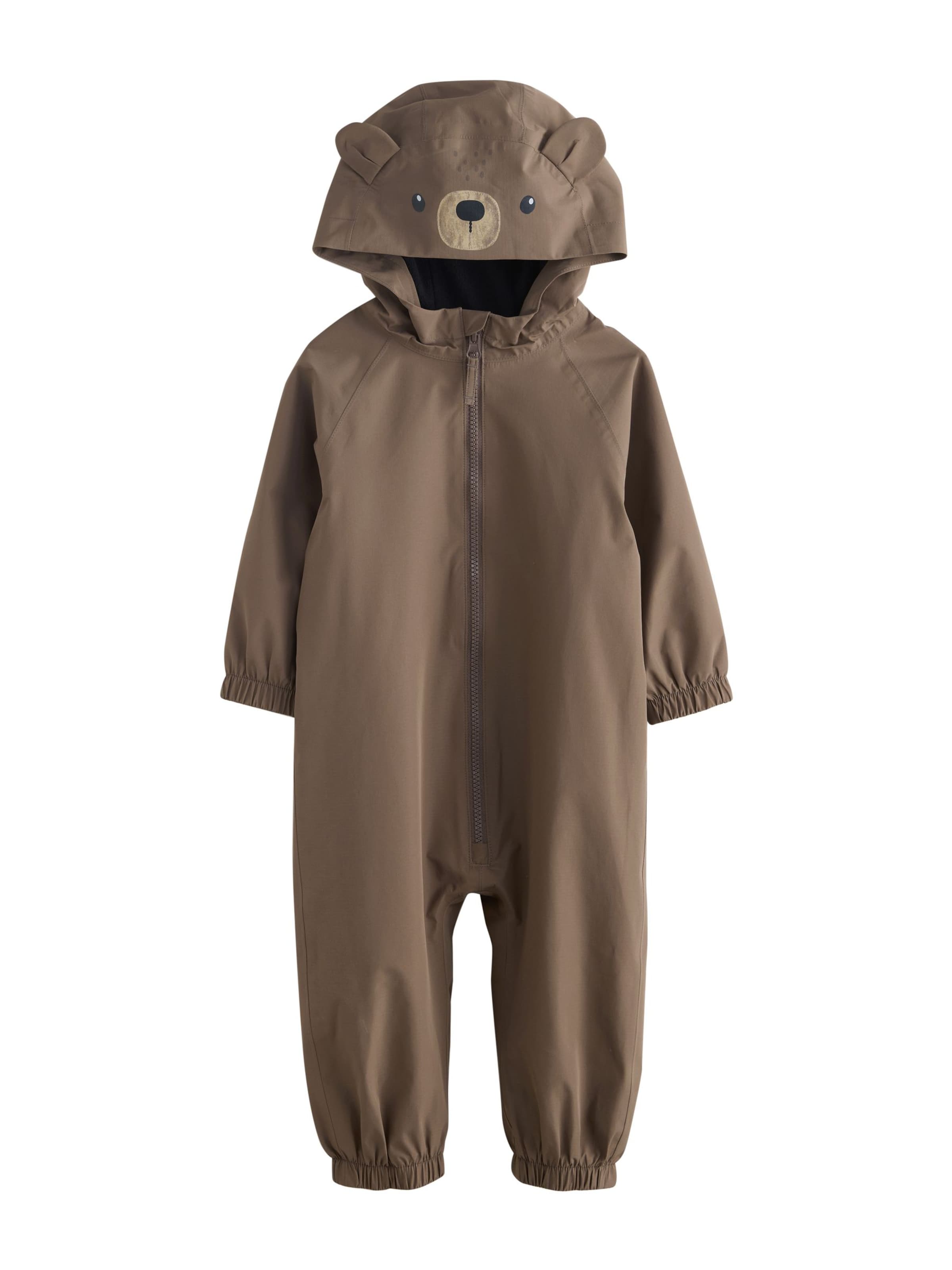 Next Regular fit Athletic suit in Brown: front