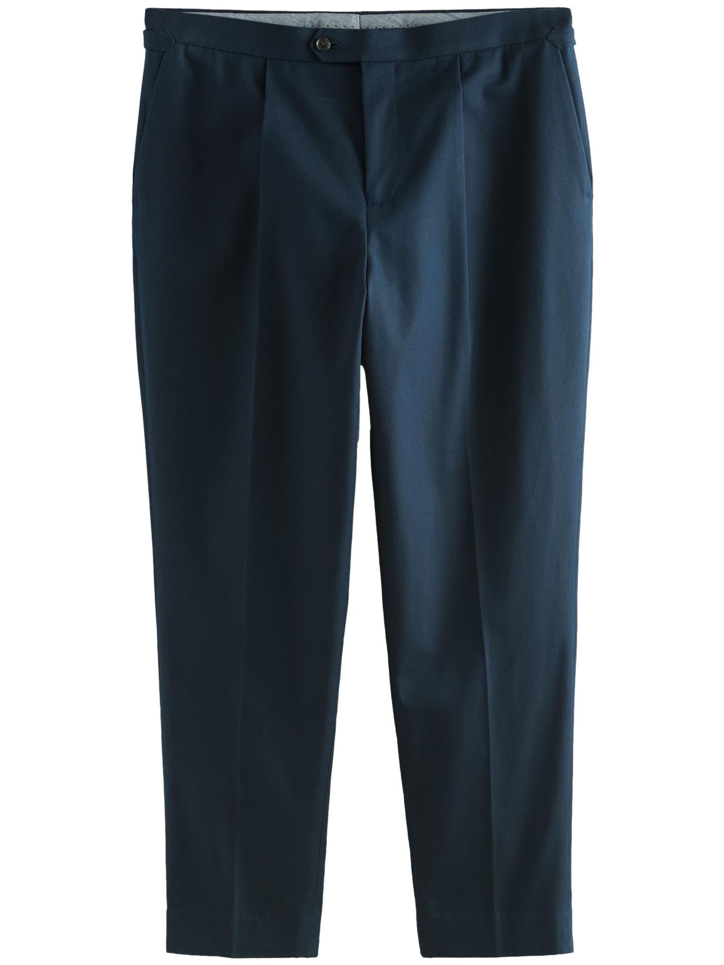 Pantaloni con piega frontale Next di colore navy, Visualizzazione prodotti