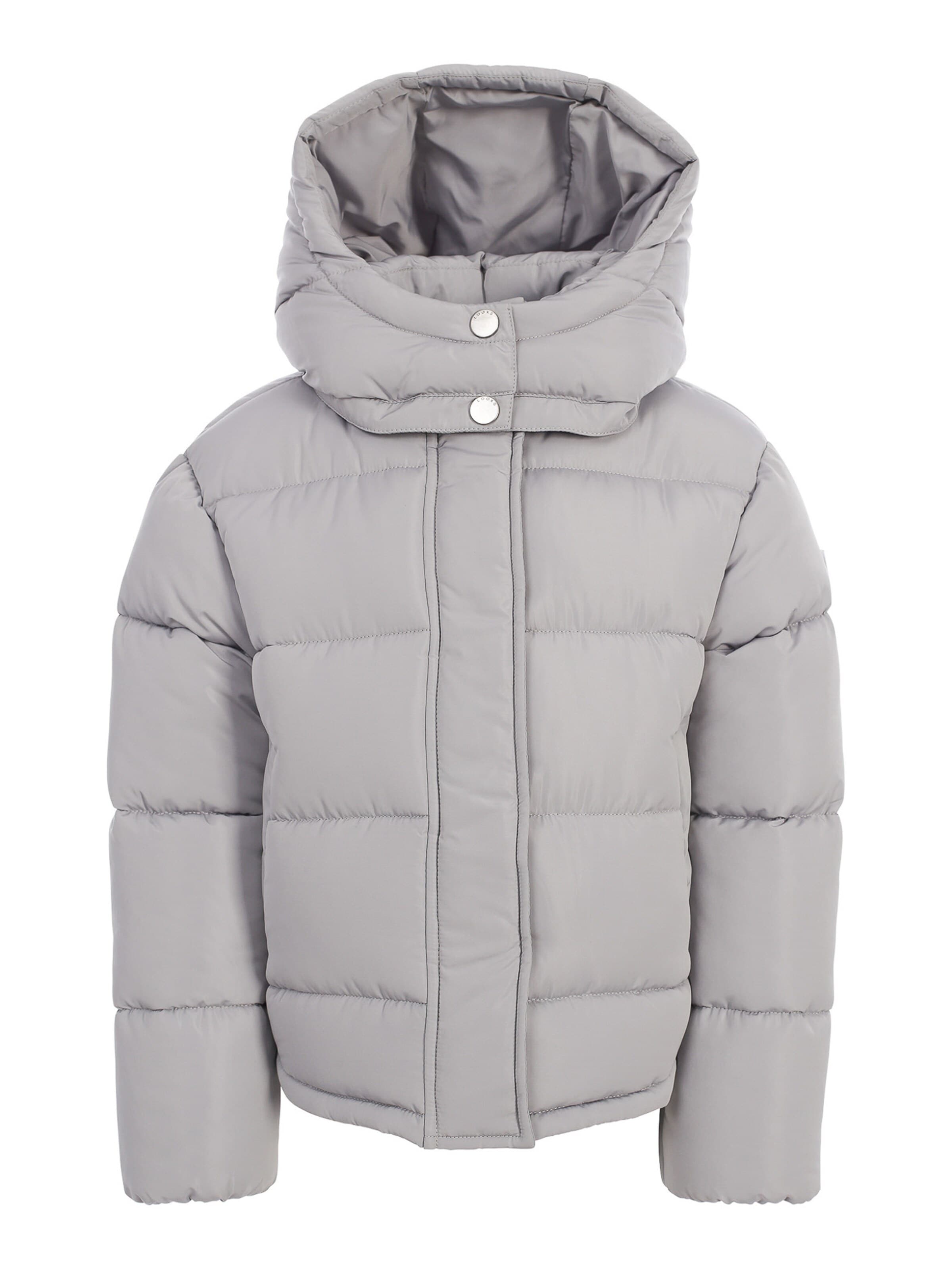 Looxs Revolution Winter Jacket in Grey: front