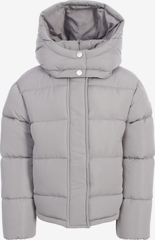 Looxs Revolution Winter Jacket in Grey: front