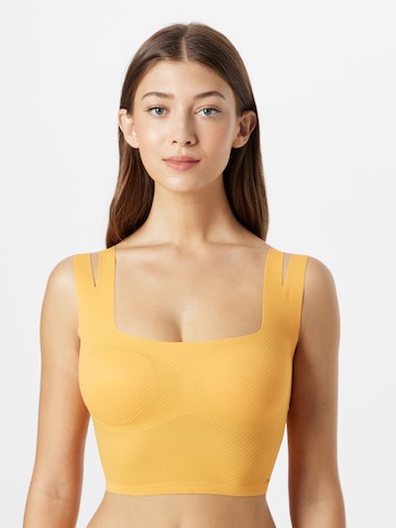 SLOGGI Bustier Melltartó 'ZERO Feel Flow' - narancs: elől