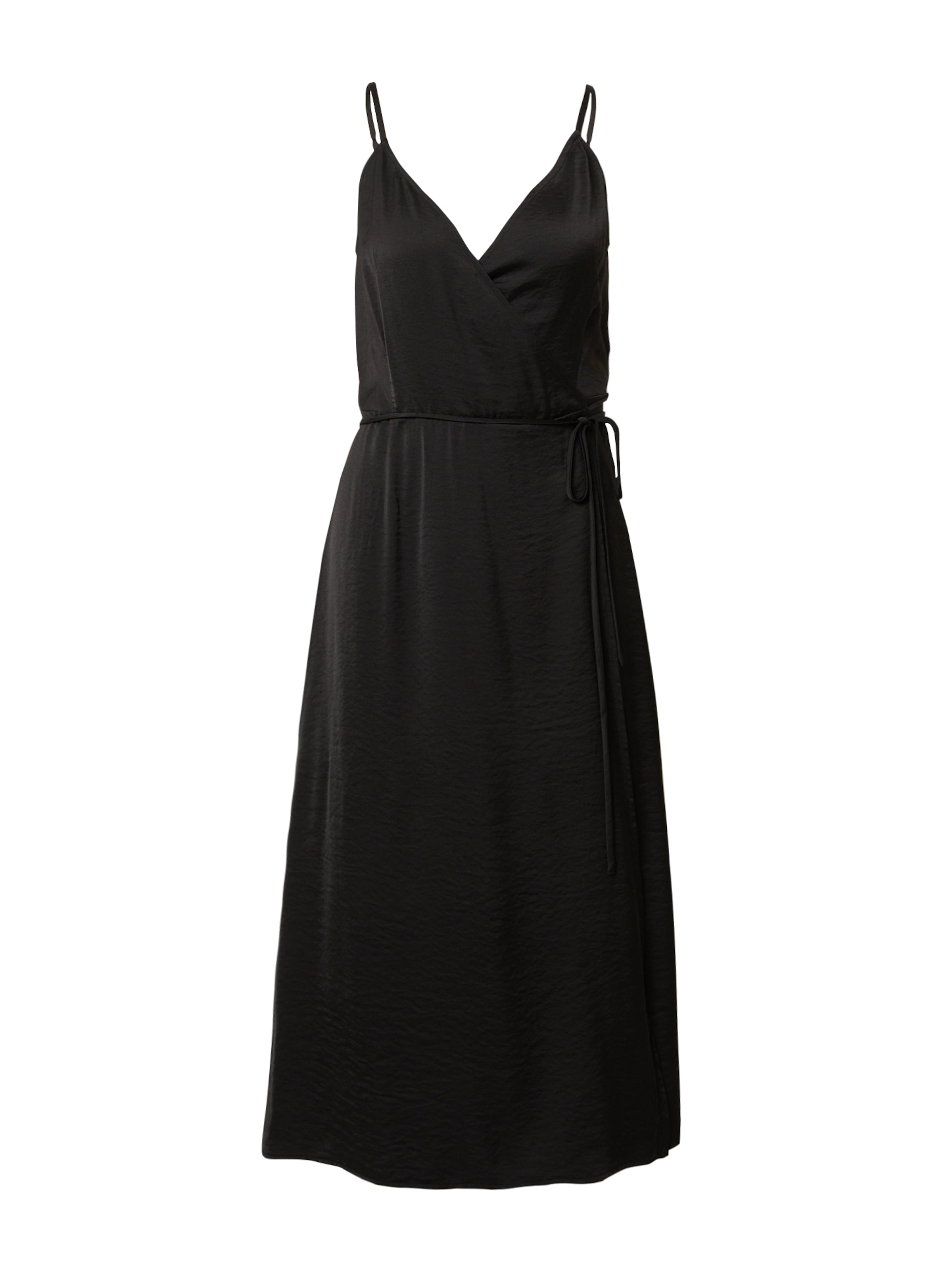 EDITED Šaty 'Roslyn' - Čierna: predná strana