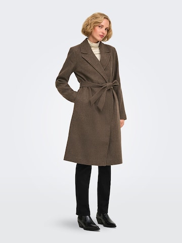 Manteau mi-saison 'ONLAlvilda' ONLY en marron : devant