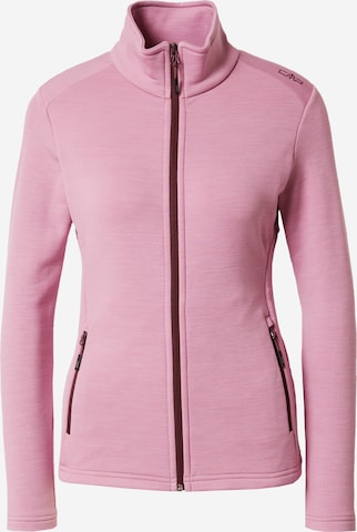 CMP Athletic Fleece Jacket in Pink: front