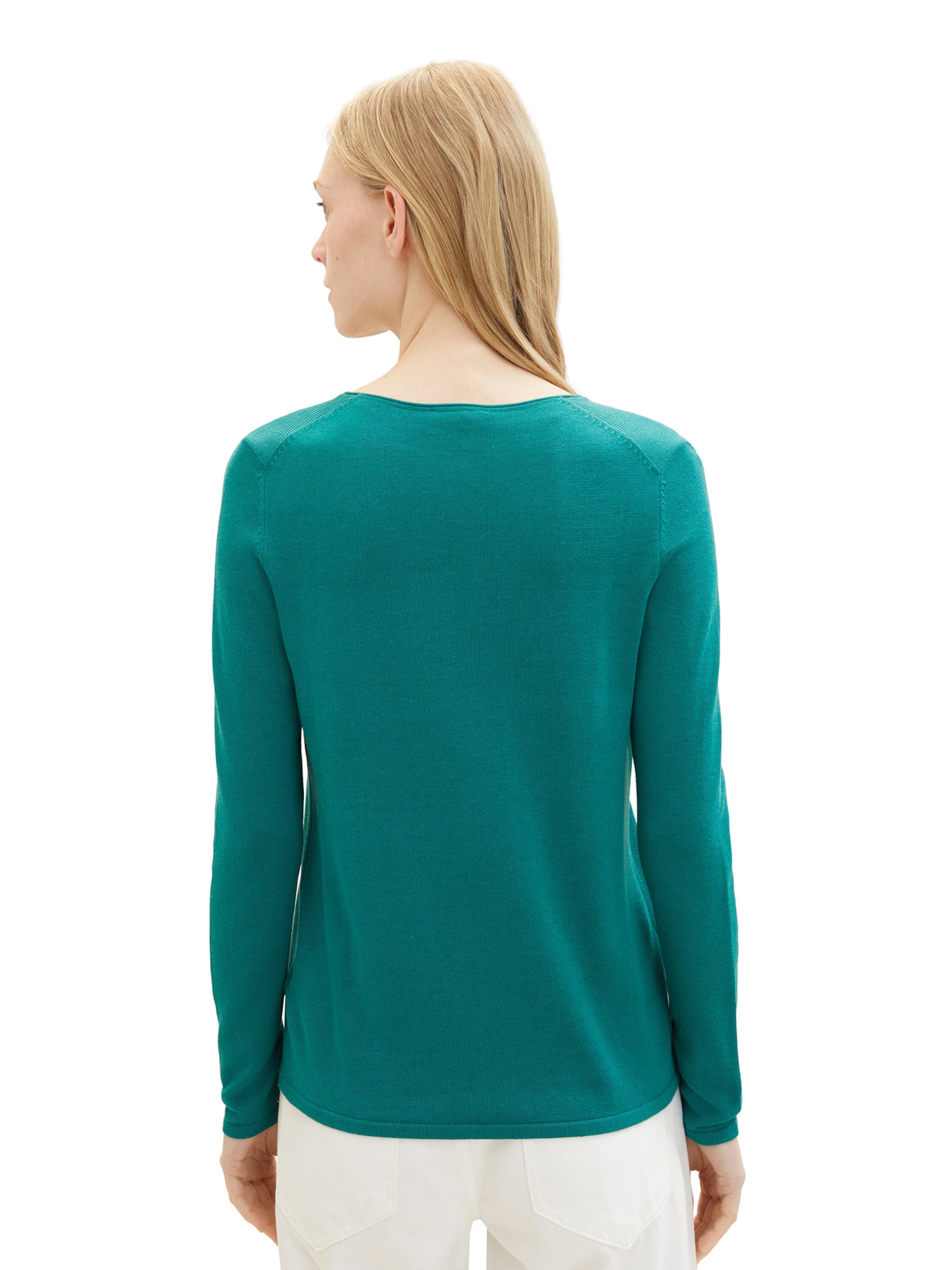 TOM TAILOR Sweater in Green