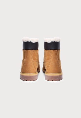 TIMBERLAND Gležnarji z vezalkami | rjava barva