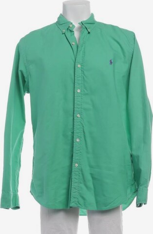 Polo Ralph Lauren Freizeithemd / Shirt / Polohemd langarm XL in Grün: predná strana