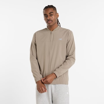 Veste de sport new balance en marron : devant