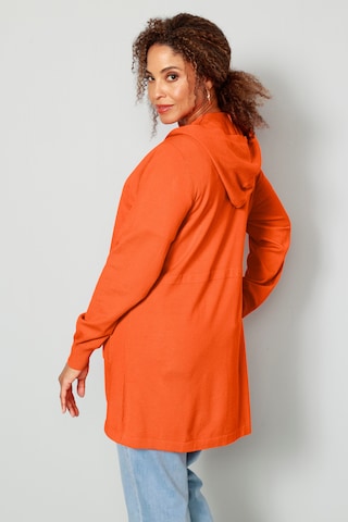 MIAMODA Knit Cardigan in Orange