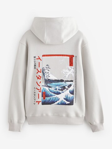 Sweat-shirt 'Hokusai' Next en gris