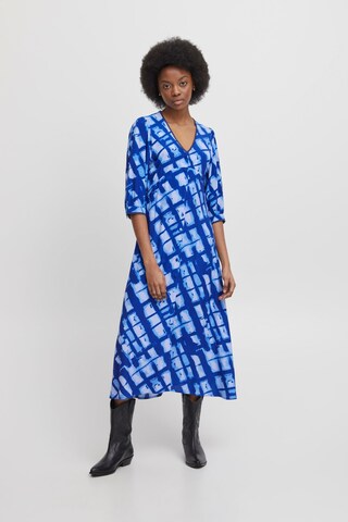 Atelier Rêve Jurk 'Iridah' in Blauw: voorkant