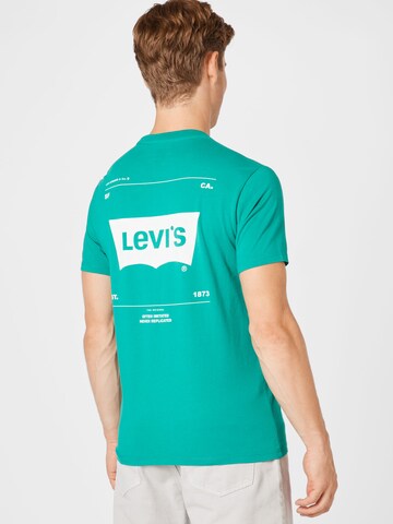 LEVI'S ® Normalny krój Koszulka 'Housemark Graphic Tee' w kolorze zielony
