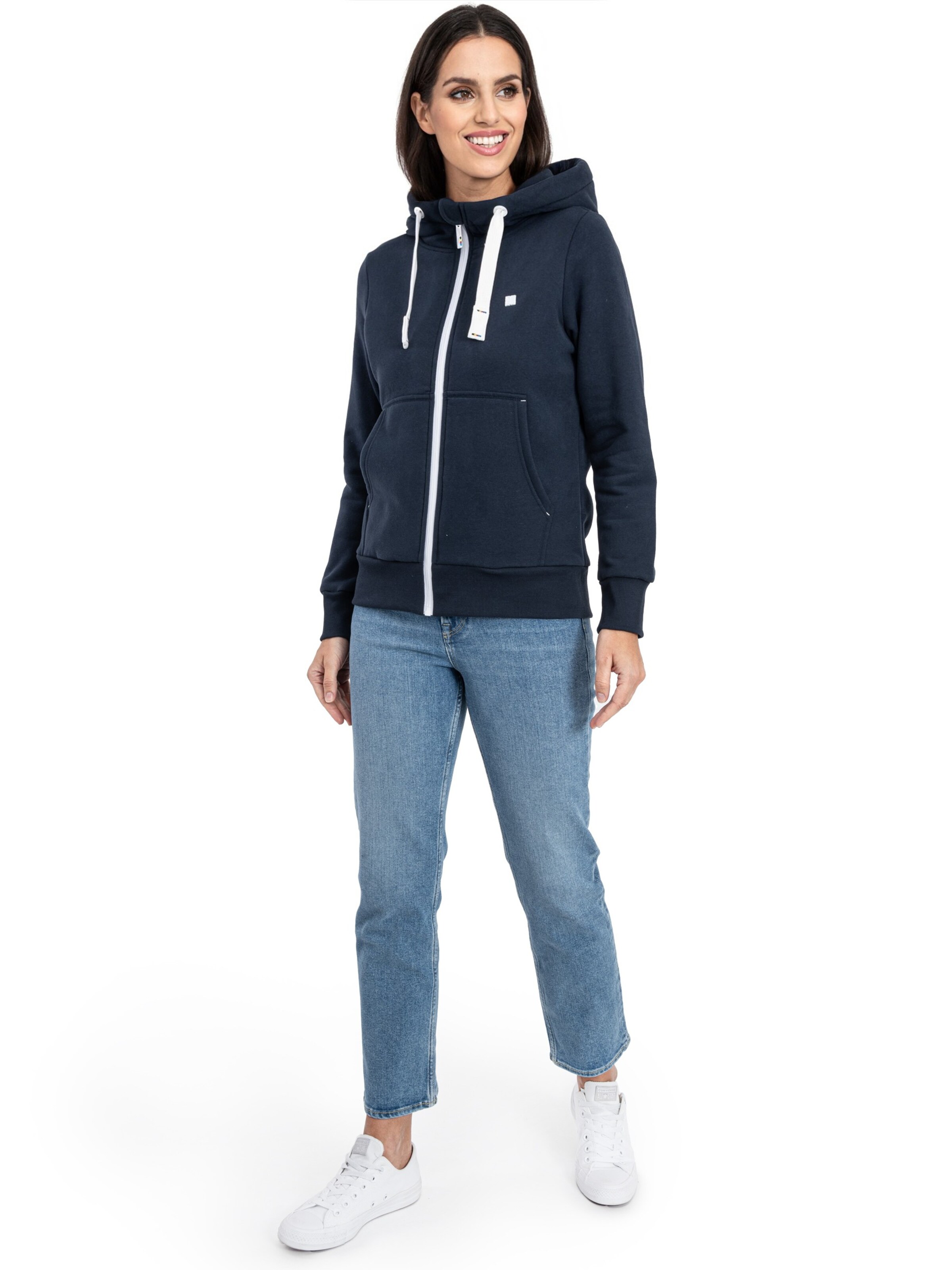 deproc Sweatjacke 'FinjaCMYK II'‌‌‌‌‌‌‌‌‌‌ in Blau