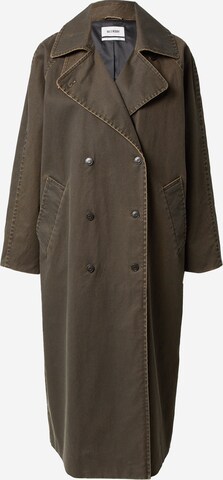 WEEKDAY Between-seasons coat 'Ezra' in Brown: front