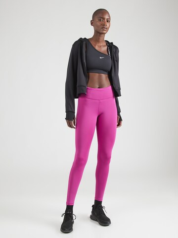NIKE Skinny Sporthose 'FAST' in Pink